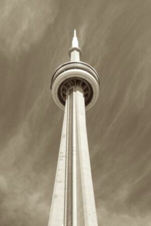 TORONTO - Alphabet Letters Sepia Tone