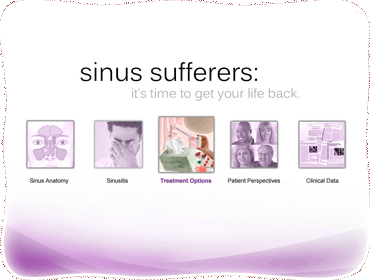 Sinus Sufferers interactive educational App