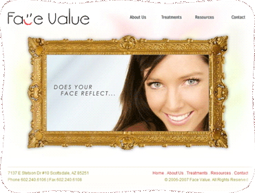 Face Value website